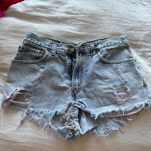 Jean shorts